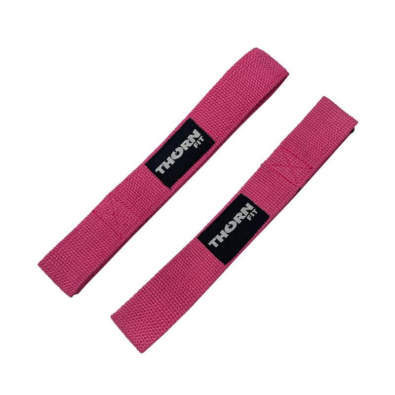 Lifting straps Thornfit Cotton - pink