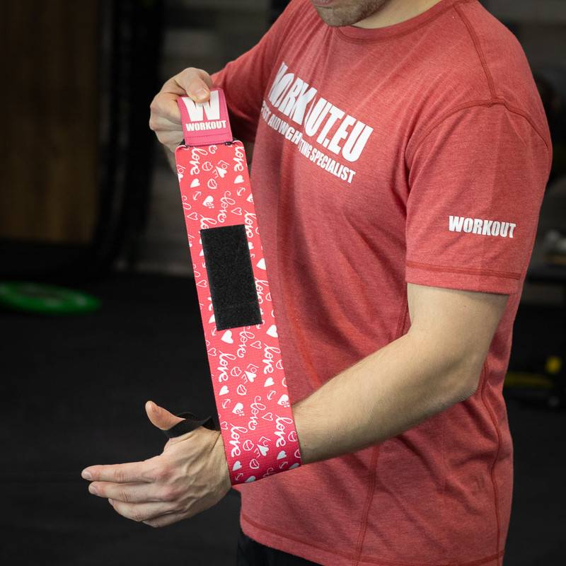 Bandáže zápěstí WORKOUT - love