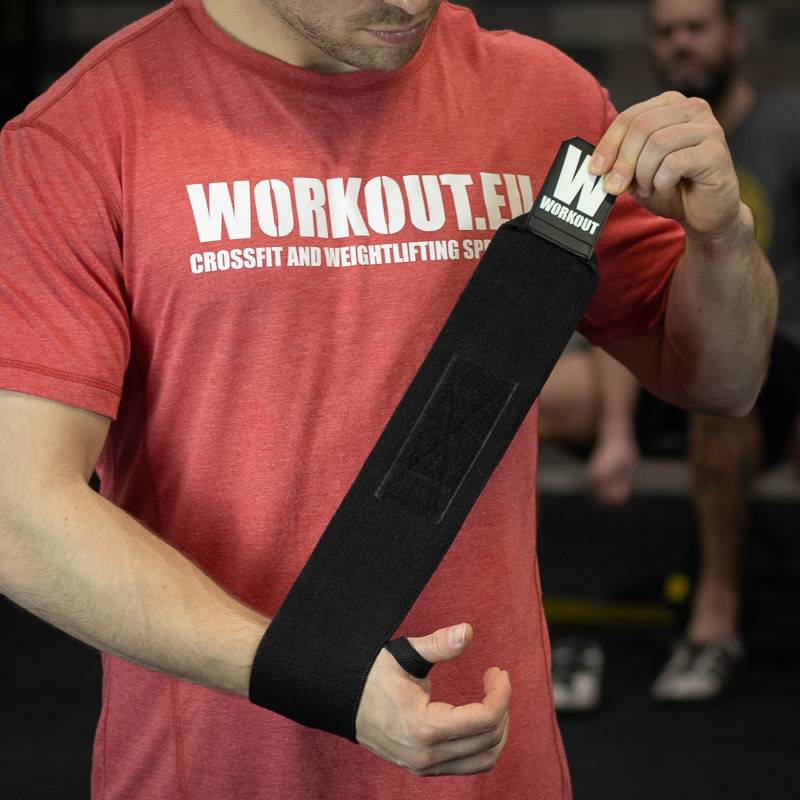 Bandáže zápěstí WORKOUT - černý