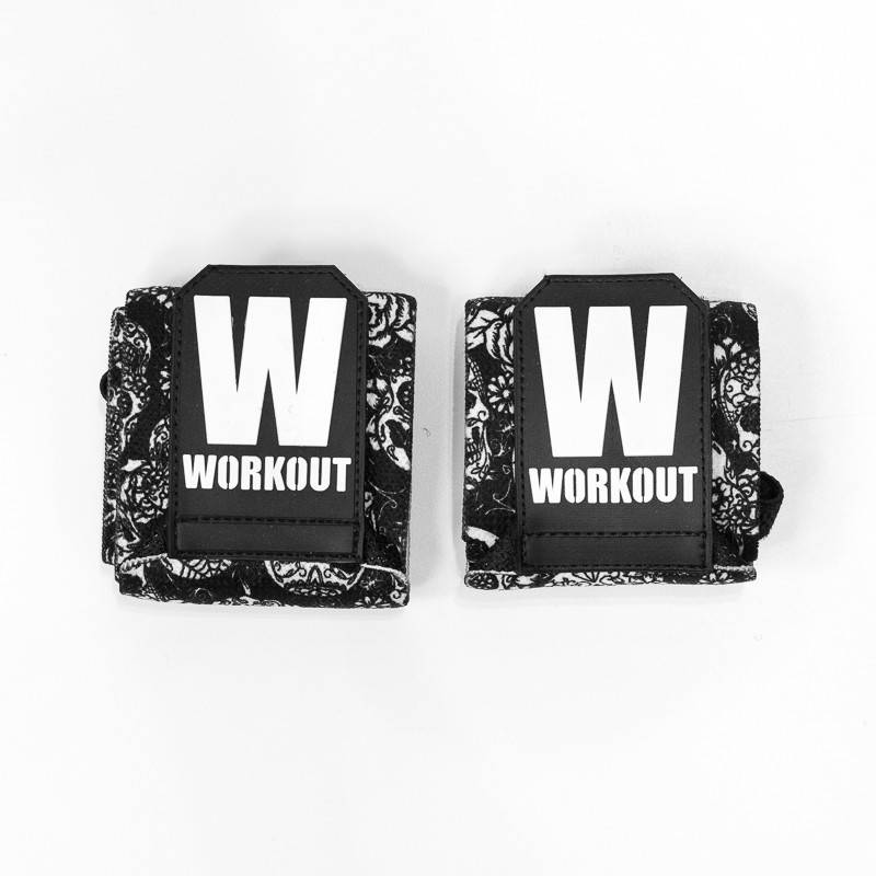 Bandáže zápěstí WORKOUT - Design lebky