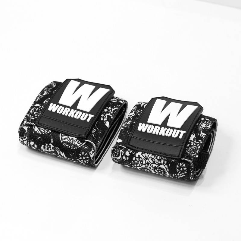Bandáže zápěstí WORKOUT - Design lebky