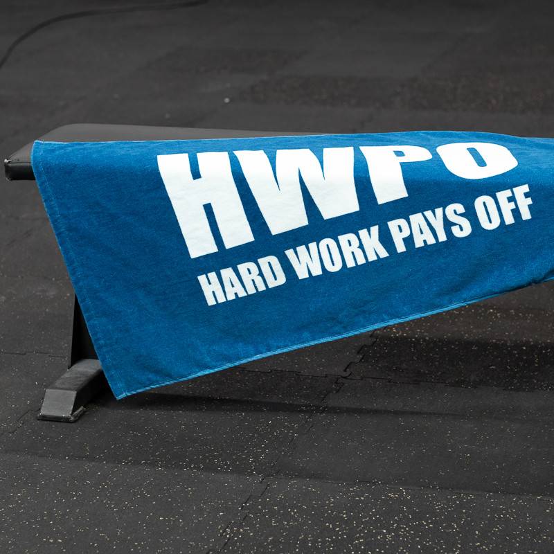 Towel WORKOUT HWPO - blue