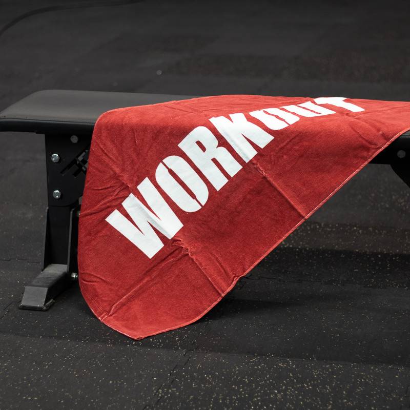 Ručník WORKOUT - červený