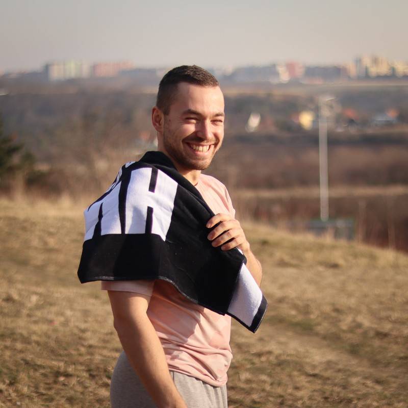 Ručník WORKOUT HWPO - černý