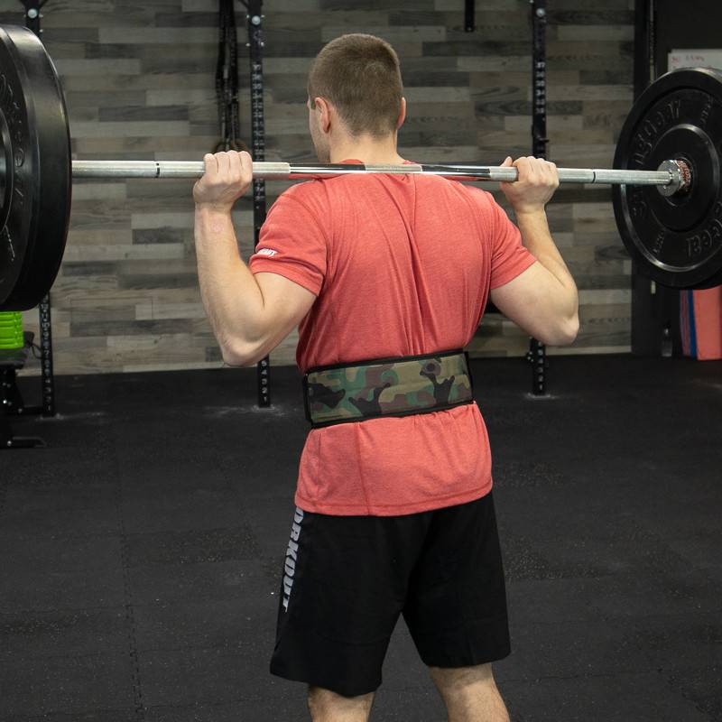 Opasek WORKOUT - zelené camo