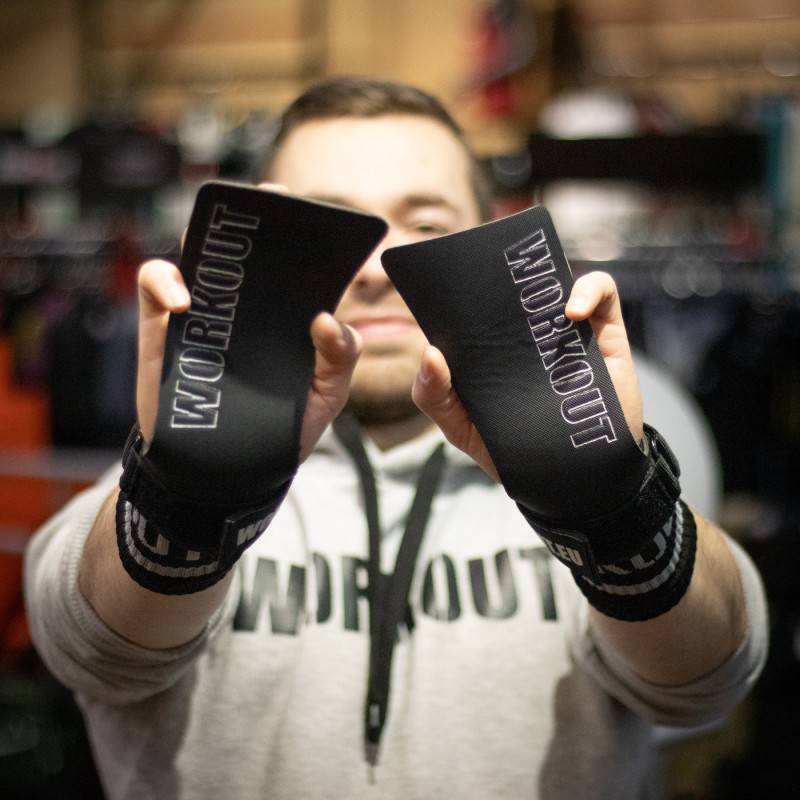 Mozolníky Workout no-hole Grips - černé