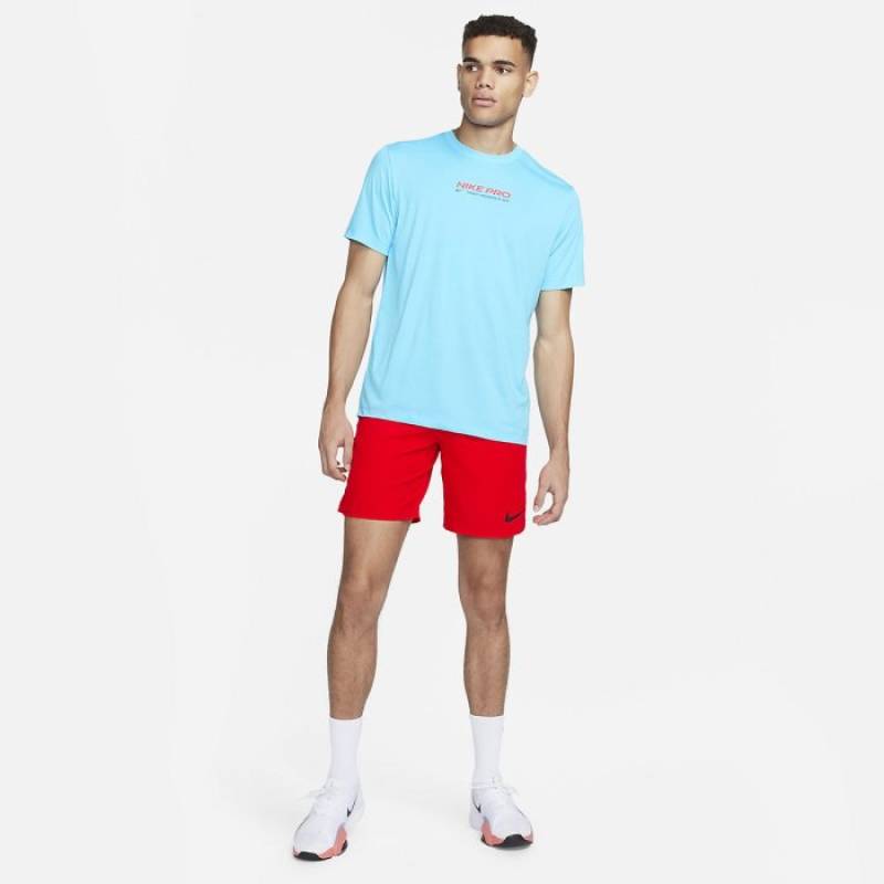 Pánské tričko Nike Pro - modré