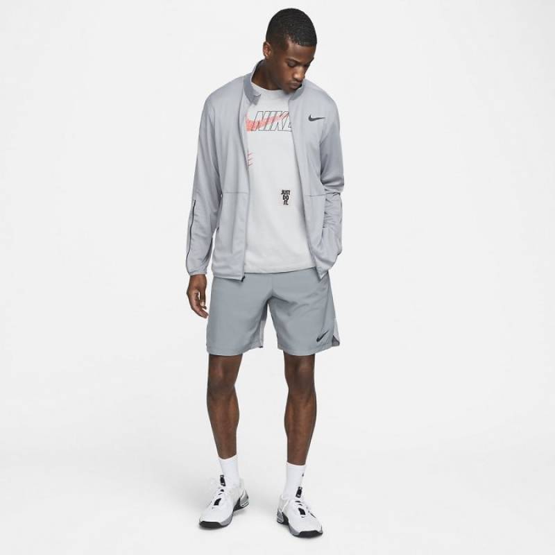 Pánské tréninkové šortky Nike - šedé