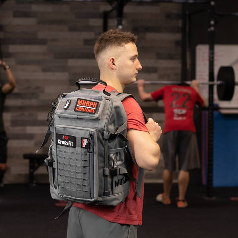 Fitness backpack WORKOUT - 30 l - grey