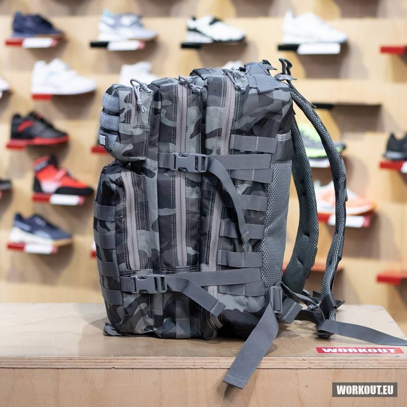 Fitness backpack WORKOUT - grey camo