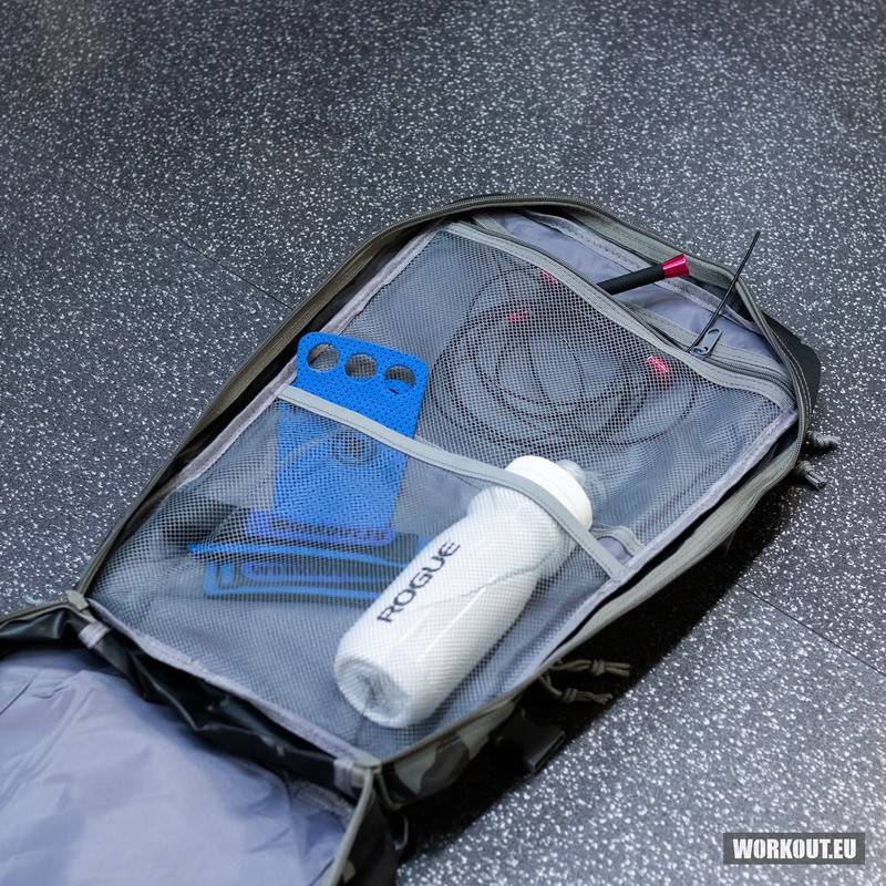 Fitness backpack WORKOUT - grey camo
