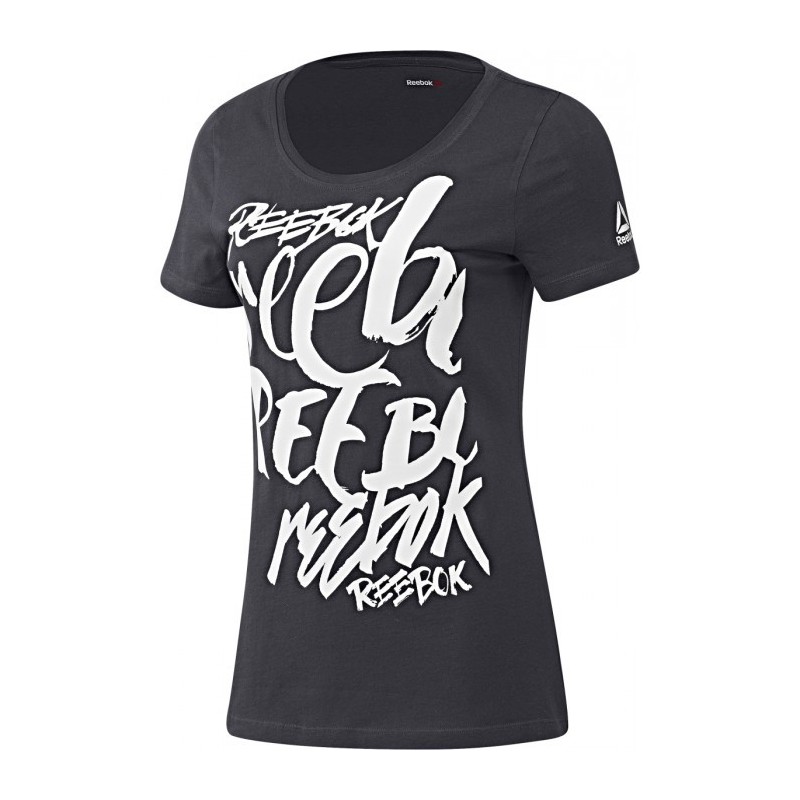 Tričko SUPER SCRIPTY SCOOP NECK BK6646