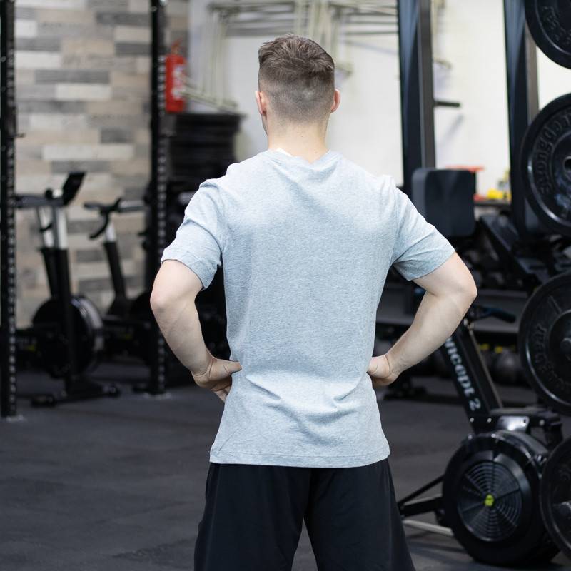 Pánské tričko Nike Laugh later - šedé