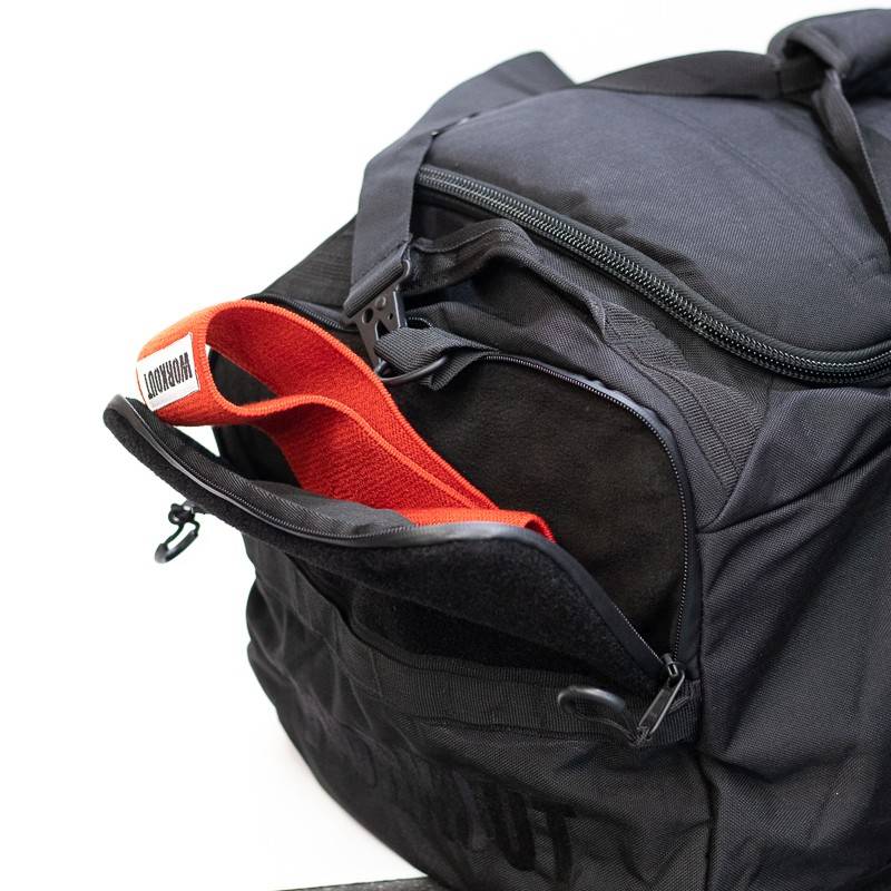 Pánská černá fittness taška do posilovny WORKOUT Premium