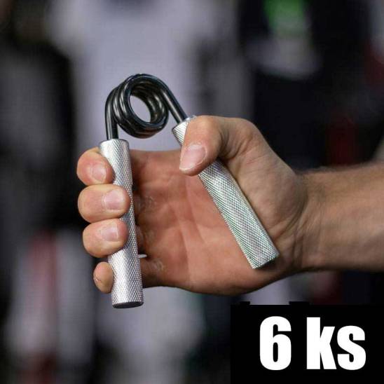 Workout SET ocelových posilovacích kleští prstů a zápěstí - 6 kusů