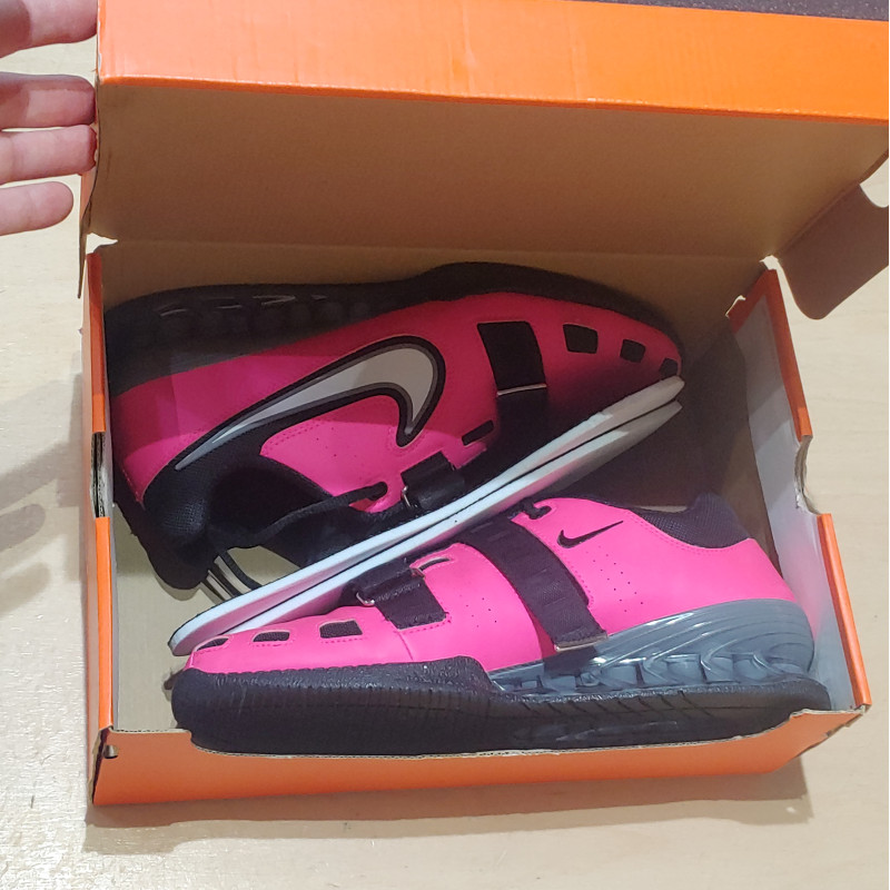 Man Shoes Nike Romaleos 2 - pink (one time used)