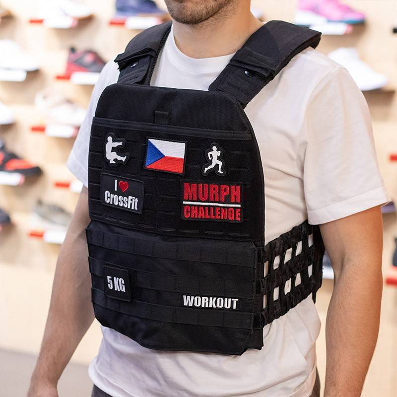 Tactical Plate Weight Vest 5 kg WORKOUT - Black