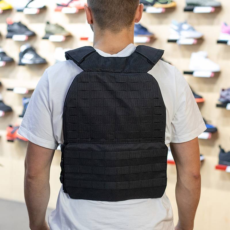 Tactical Plate Weight Vest 5 kg WORKOUT - Black