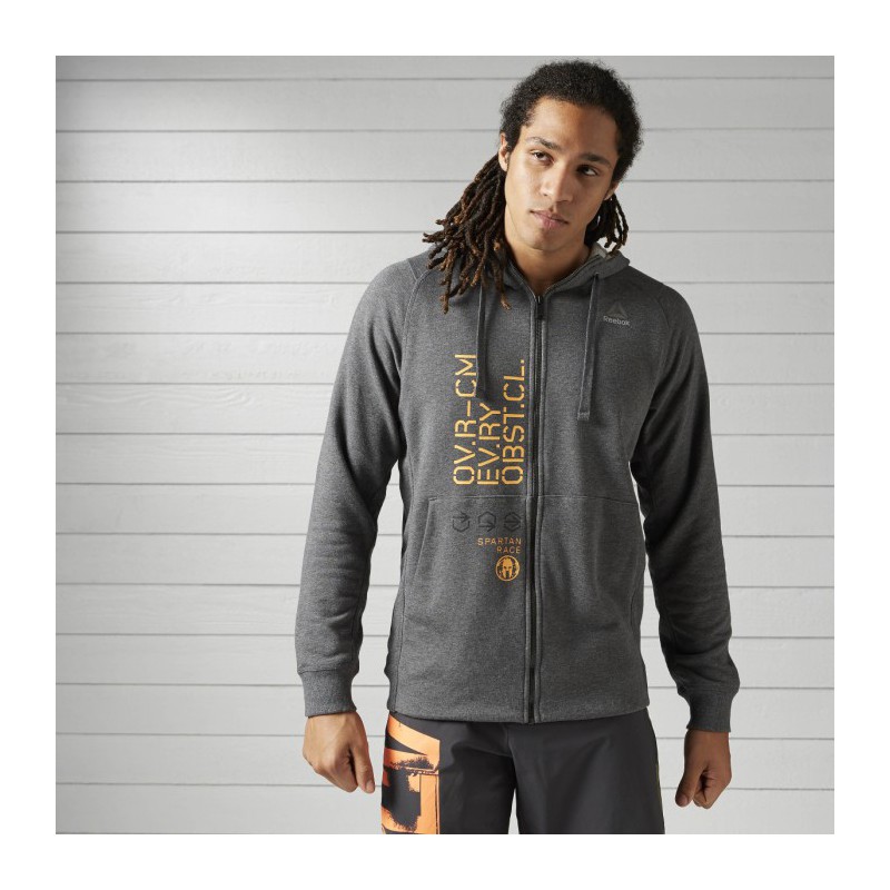 Pánská mikina Spartan Race FZ HOOD BK7237