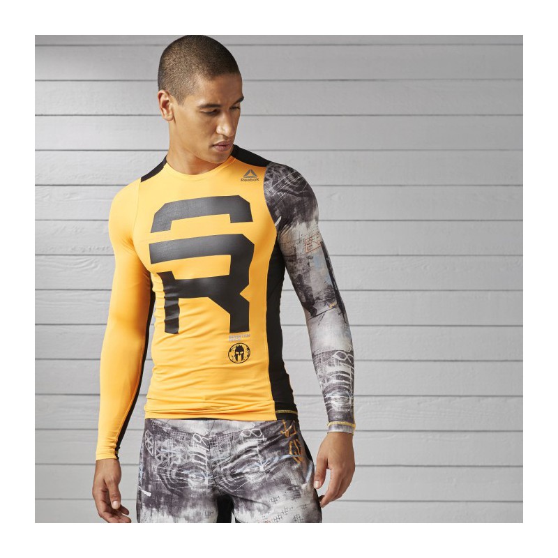 Pánské kompresní triko Spartan Race LS COMP BK72