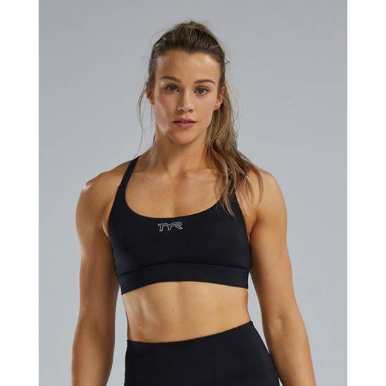 TYR Sportovní podprsenka - černá