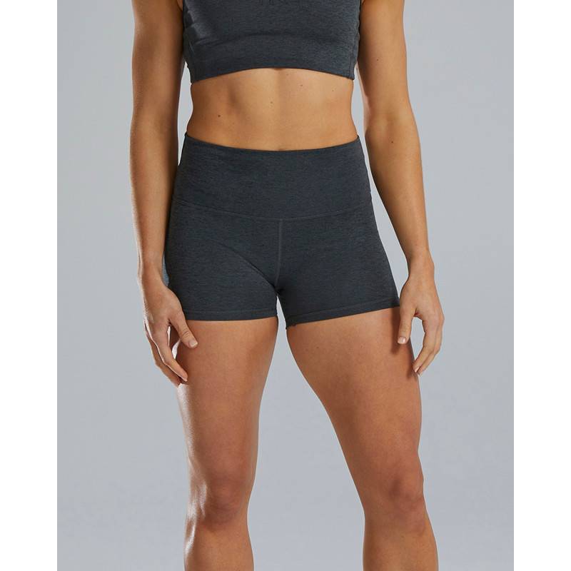 Woman Shorts TYR High Rise 3.25 charkoal