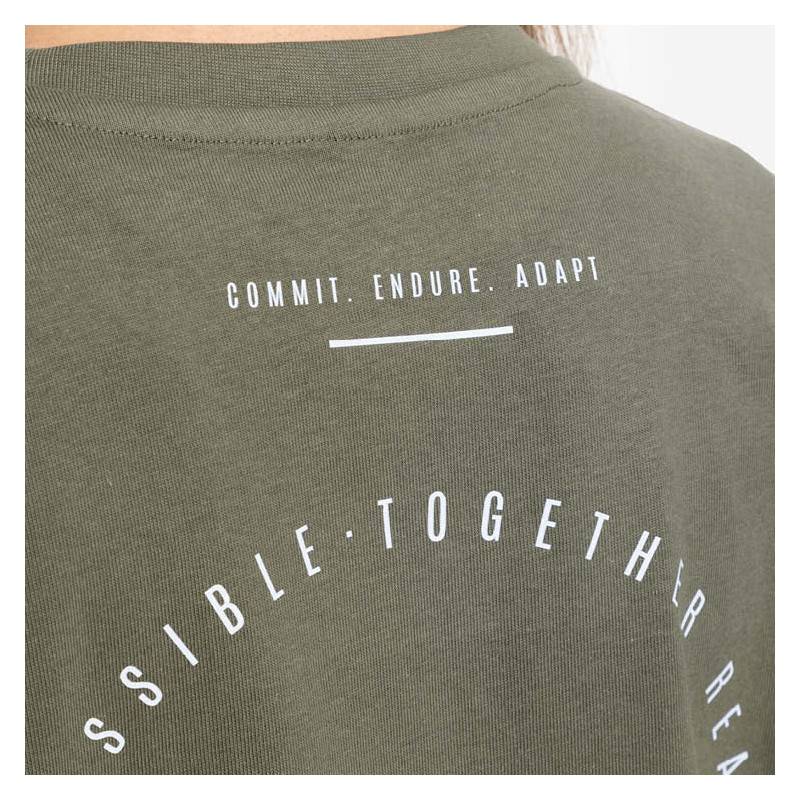 Unisex oversize T-Shirt Picsil Urban Style - green