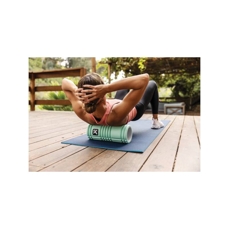 Masážní pěnový válec Foam Roller GRID - Tyrkysová - Trigger Point