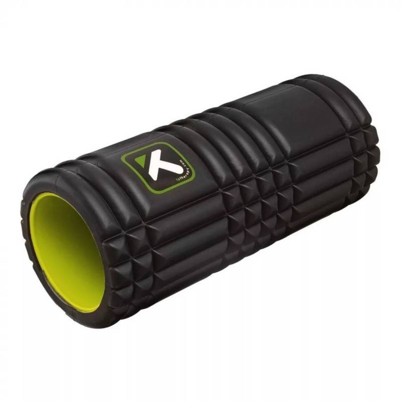 Masážní pěnový válec Foam Roller GRID - černý/vnitřek zelený - Trigger Point