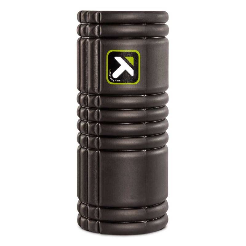 Masážní pěnový válec Foam Roller GRID - černý/vnitřek zelený - Trigger Point