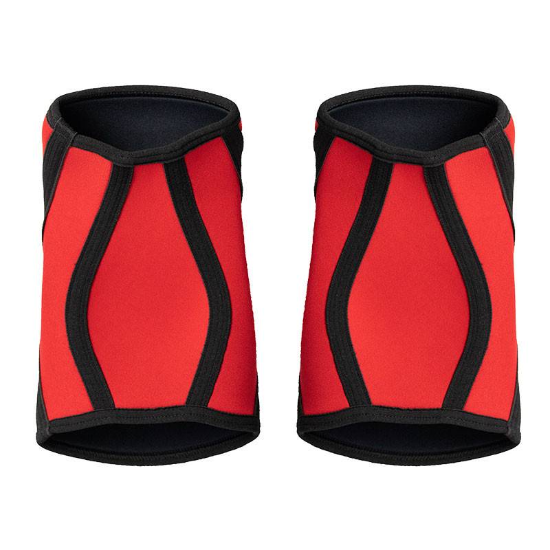 Bandáž kolene WORKOUT 5 mm - pár - červená