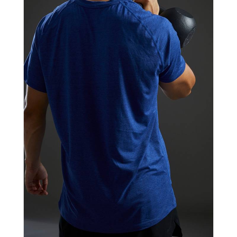 Pánské tričko TYR Raglan Deep Ultramarine