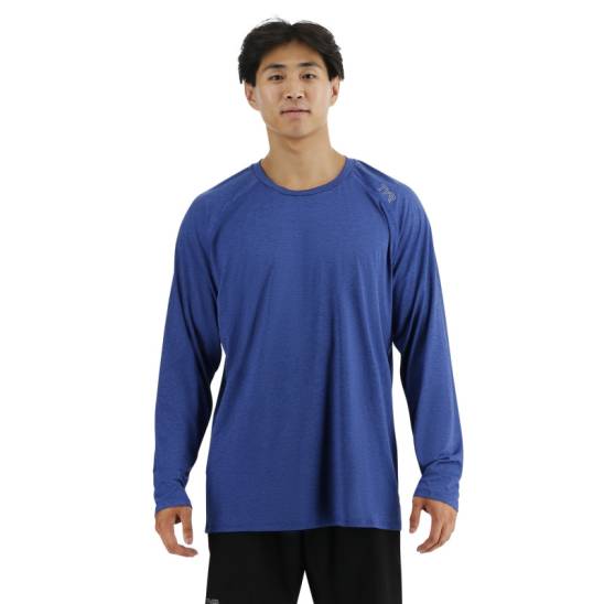 TYR triko ClimaDry Raglan Long Sleeve Ultramarine