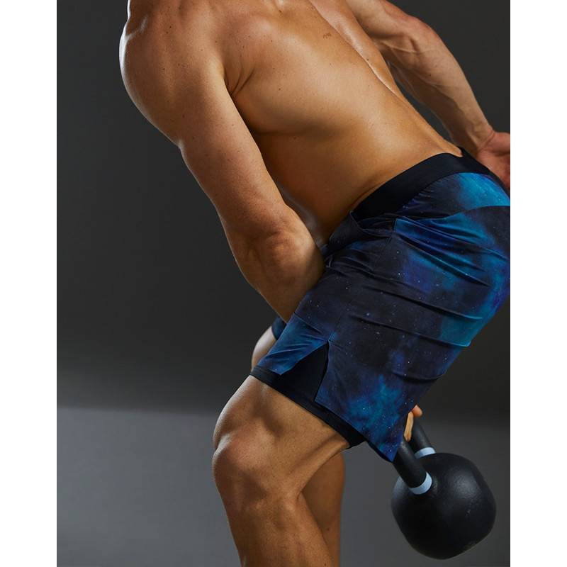Pánské šortky TYR Hydrosphere 7 Cosmic Night 2in1