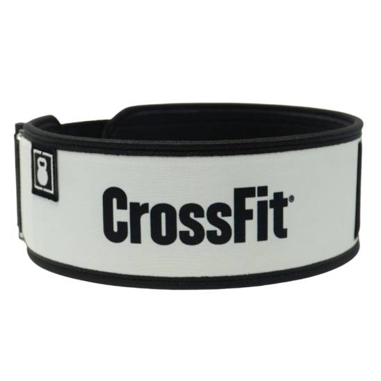 2POOD Vzpěračský opasek - CrossFit bílý