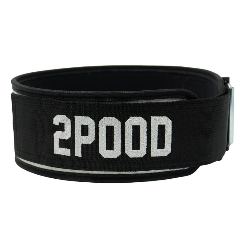 Weightlifting belt 2POOD - CrossFit bílý
