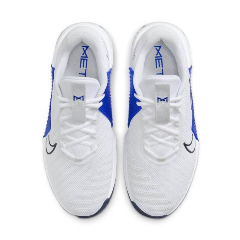Man Shoes for CrossFit Nike Metcon 9 - white blue