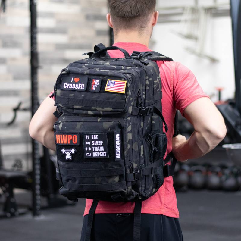 Fitness batoh WORKOUT V2 - tmavé camo