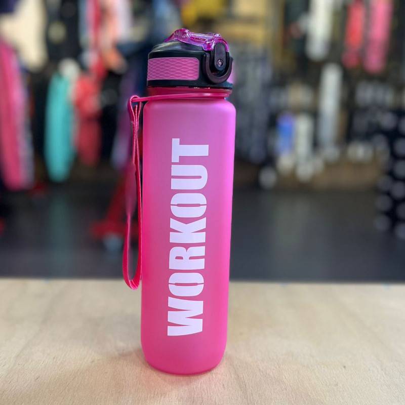 WORKOUT Tritan 1000 ml drinking bottle - pink
