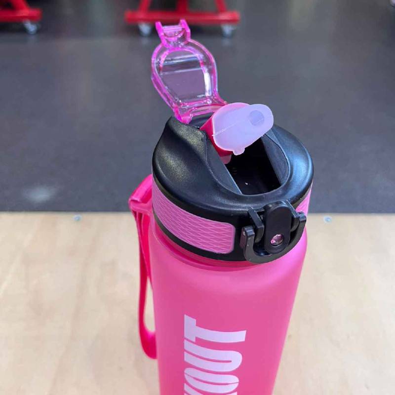 WORKOUT Tritan 1000 ml drinking bottle - pink