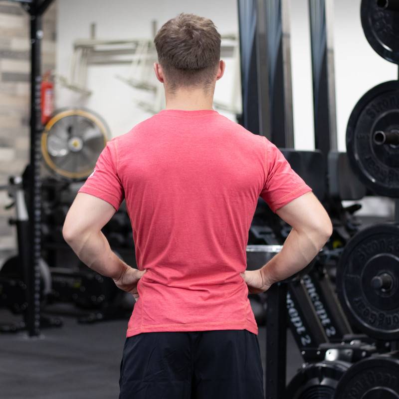 Training unisex T-Shirt WORKOUT - red