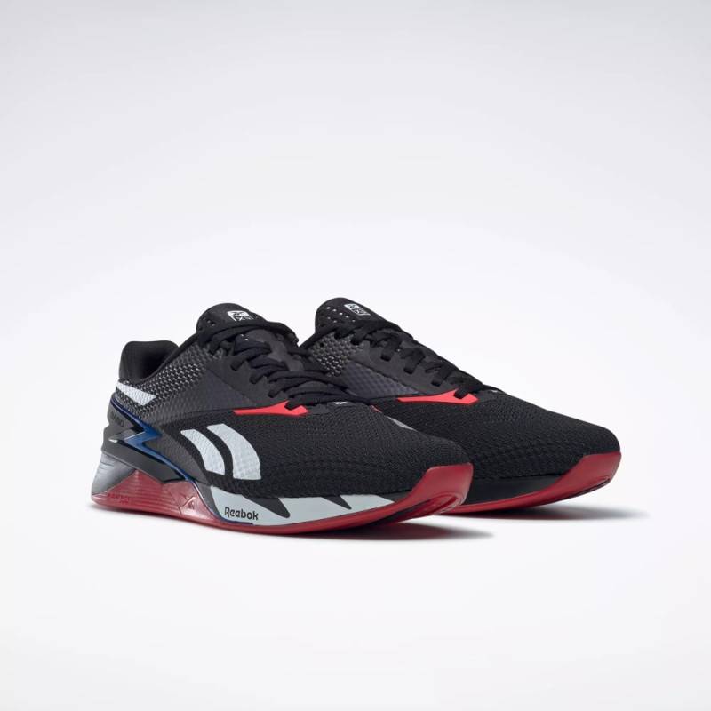 Man Shoes Reebok Nano X3 - black/white/blue