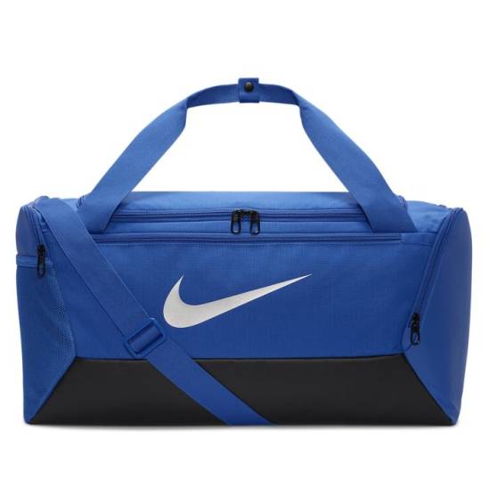 Nike Sportovní taška Brasilia 9.5 - Royal/Black/Metallic
