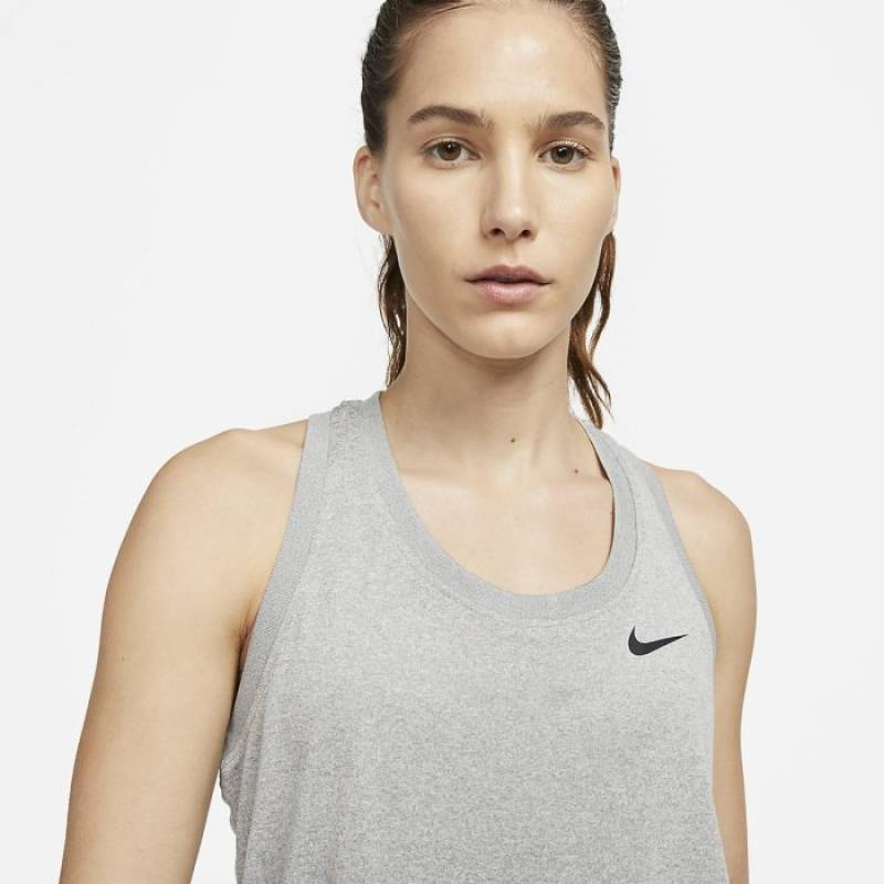 Woman top Nike Dri-FIT Grey
