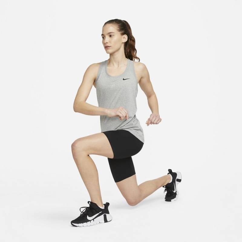 Woman top Nike Dri-FIT Grey