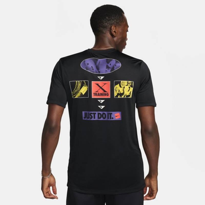 Man T-Shirt Nike X training black