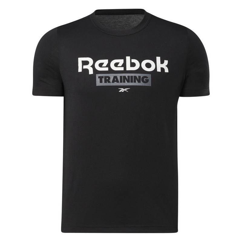 Man T-Shirt Reebok GFX black