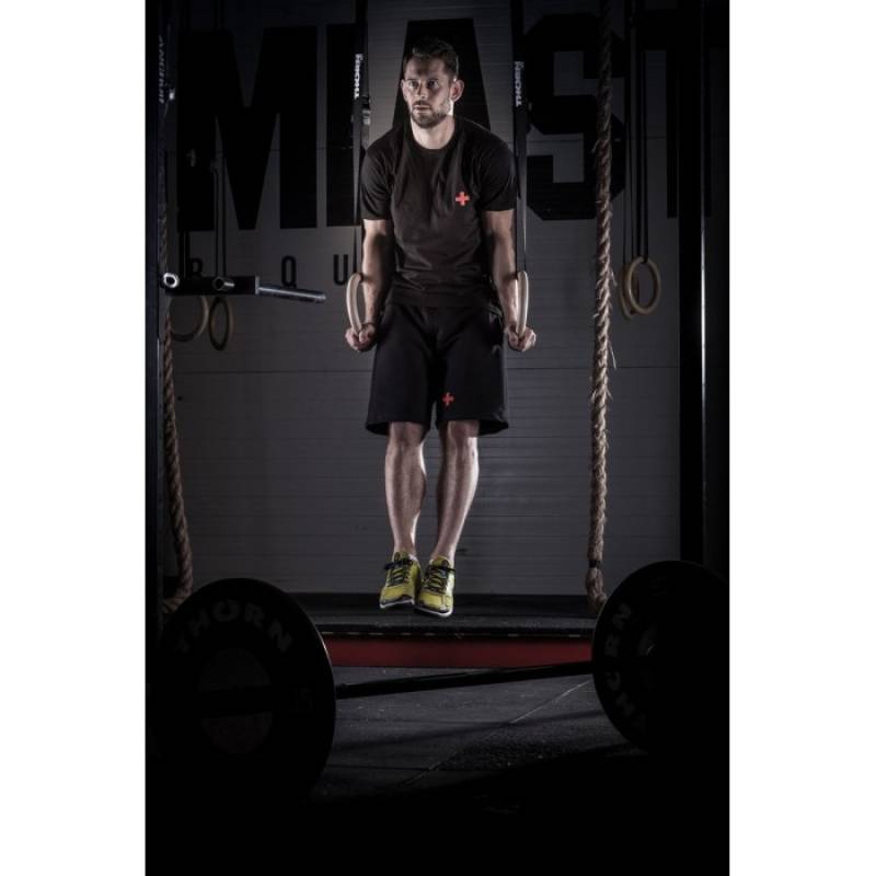 Wooden gymnastic rings with straps - 28 mm diameter