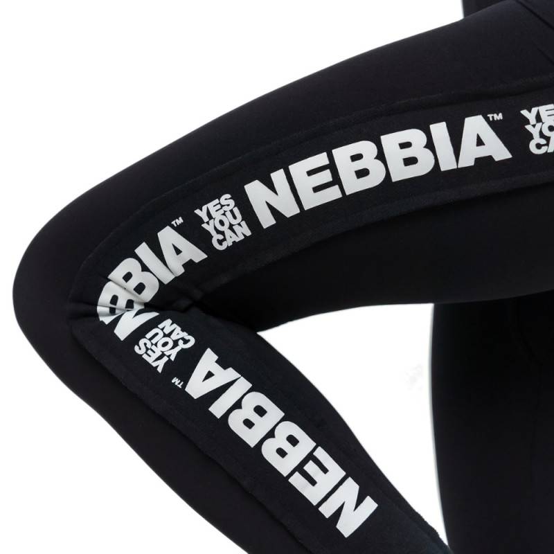 Legíny s vysokým pasem ICONIC 209 Nebbia - černé