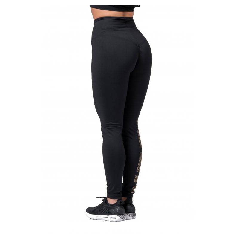 Gold NEBBIA print Tight 827 black